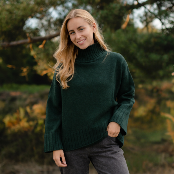 Wollpullover mit Rollkragen Mina