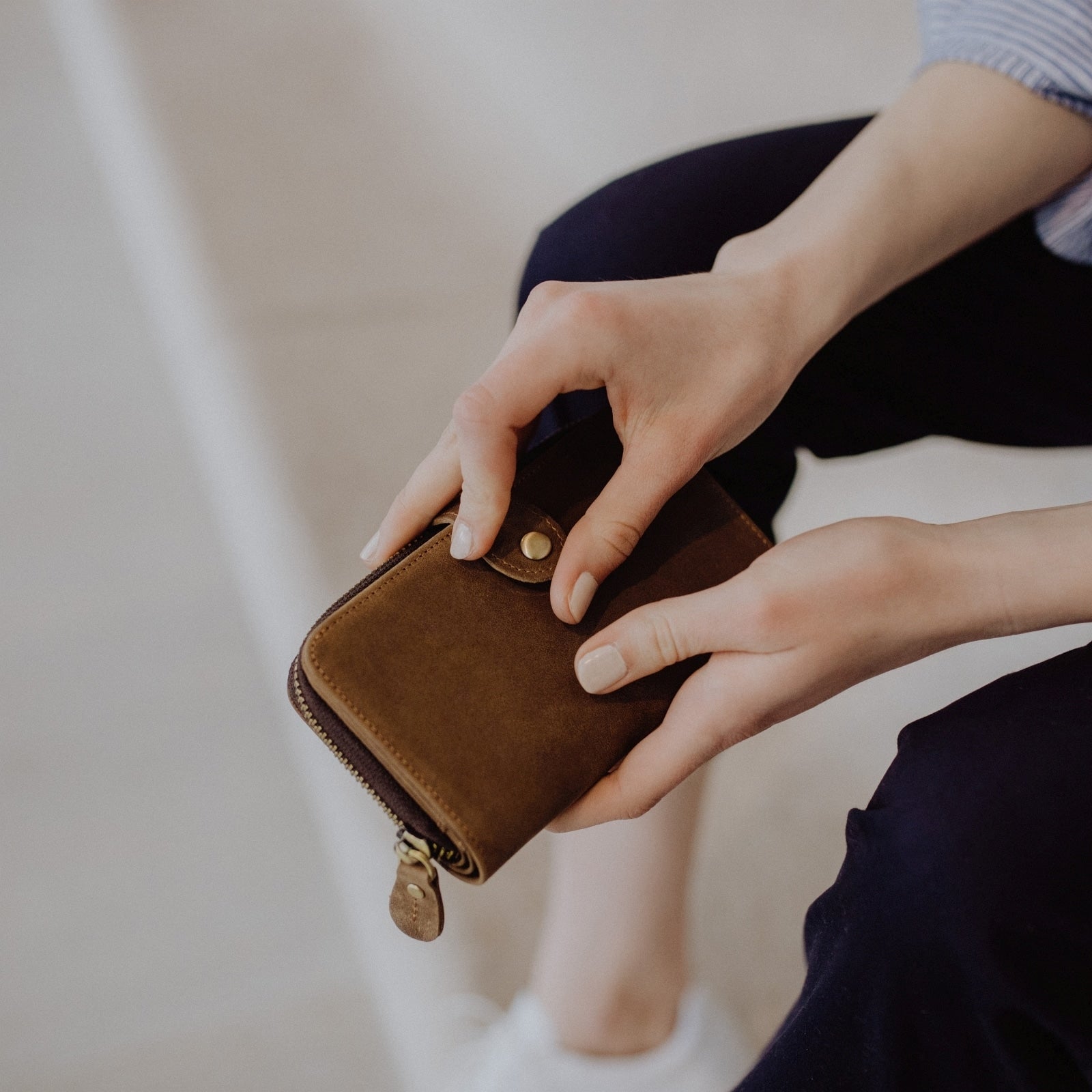 Crackled Rose Tasche In Rose B(l)oom Bang Pouch KATY MERCURY - Main Image