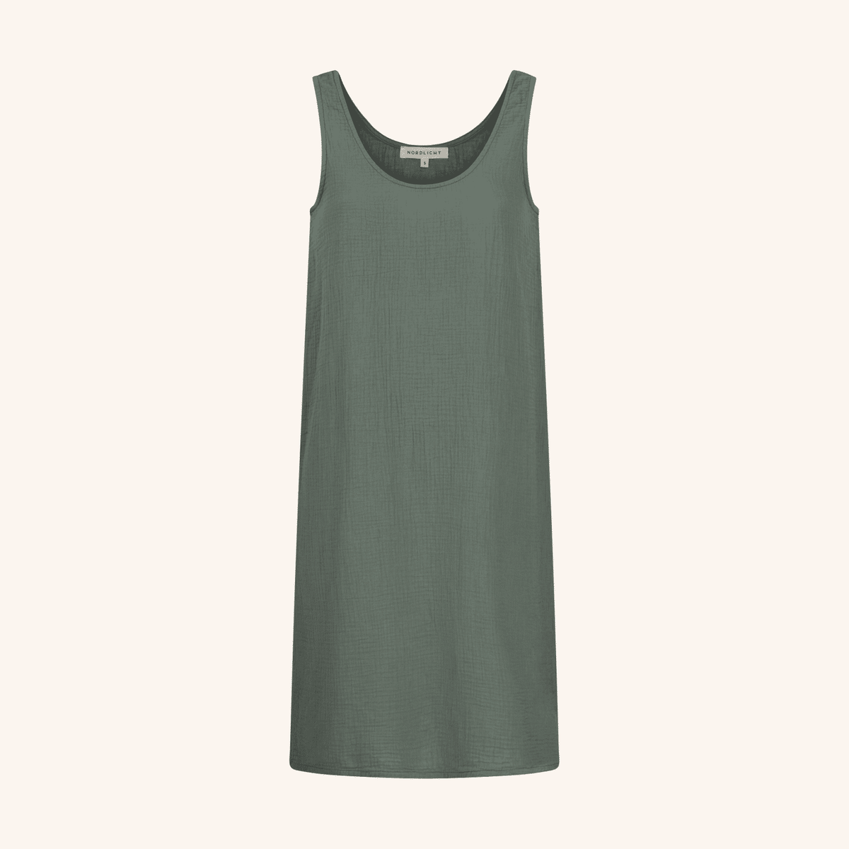 musselin klein tank top grün