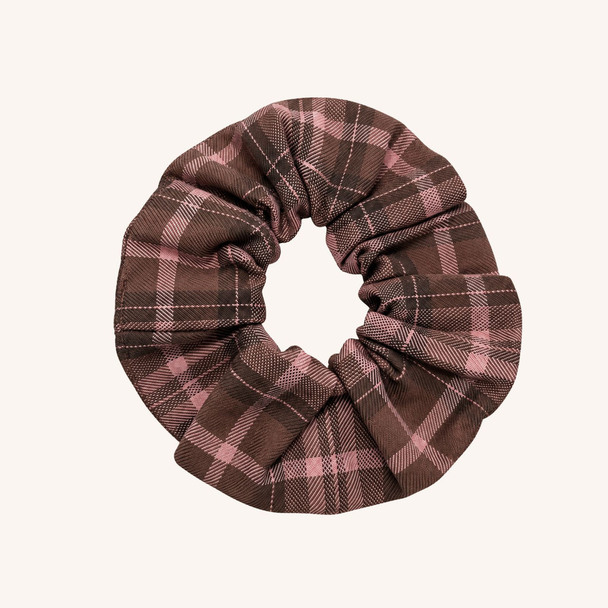 Scrunchie mit Karomuster