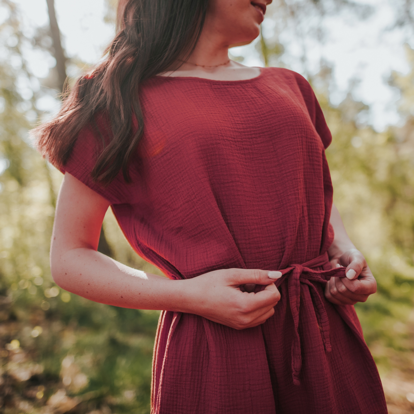 Musselin Kleid Elin