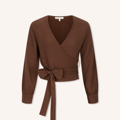 Musselin Wickelbluse Freda