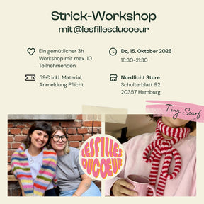 Strick-Workshop mit Lesfillesducoeur im Nordlicht Store