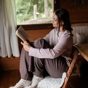 Gestreiftes Oversize Langarmshirt Alva