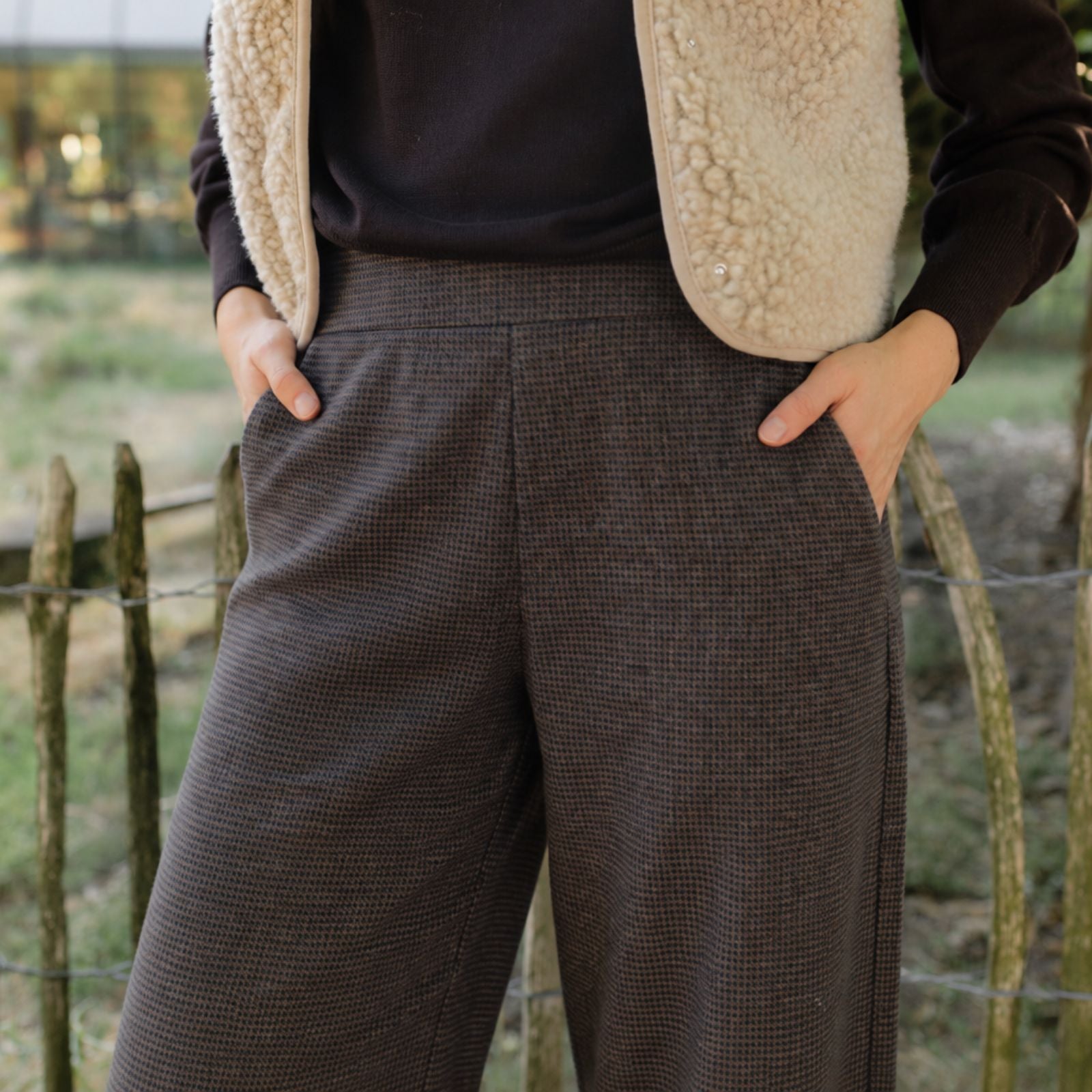 Karierte Flanellhose Elli