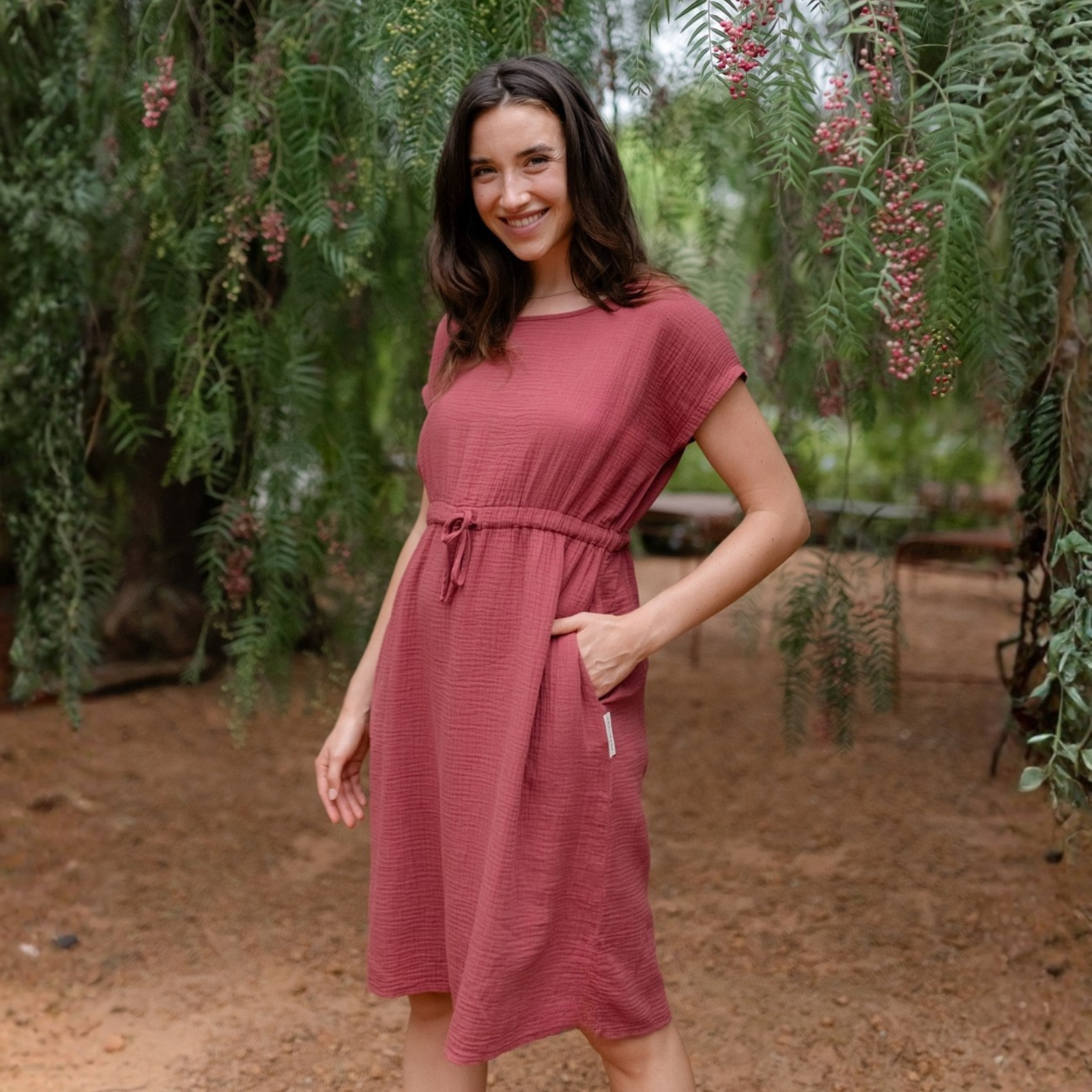 Musselin Kleid Eleni