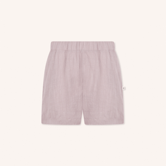Shorts Letje mit Leinenstruktur