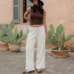 Strukturierte Jersey Hose Auri