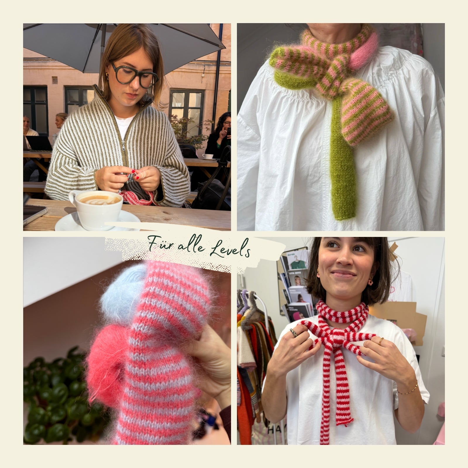 Strick-Workshop mit Lesfillesducoeur im Nordlicht Store