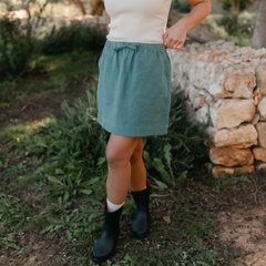 Leinen Mini Rock Rika