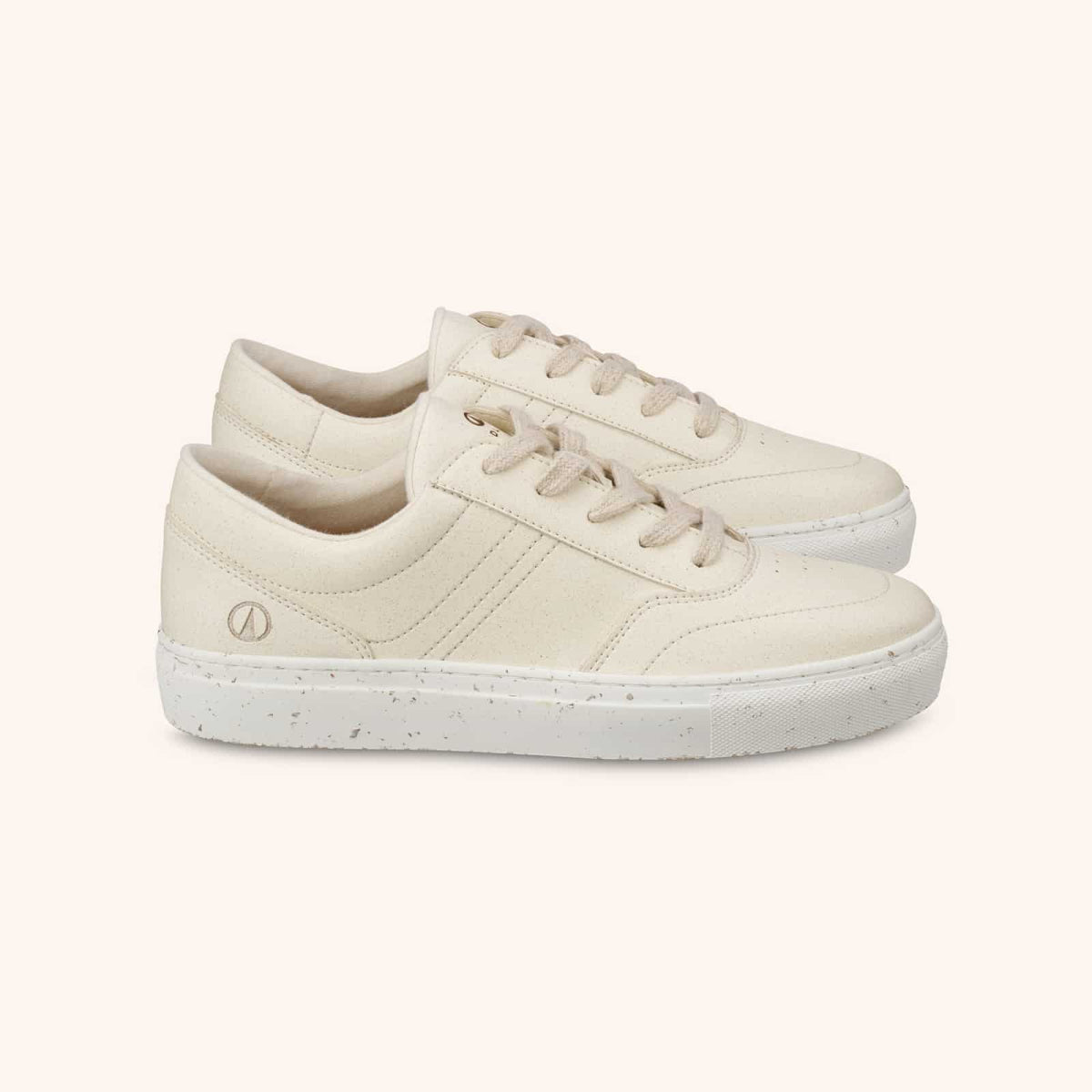 sneaker beige off white natur appleskin apfelleder nachhaltig fair portugal