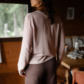 Gestreiftes Oversize Langarmshirt Alva