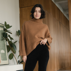 Wollpullover mit Rollkragen Mina