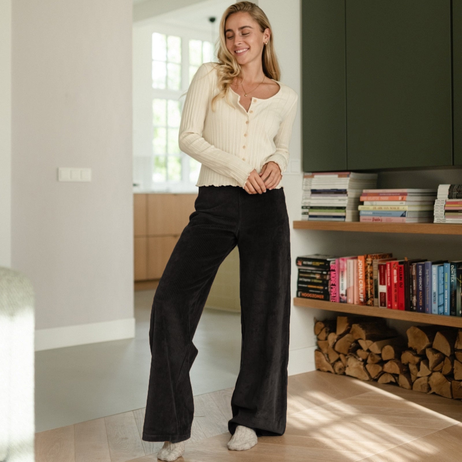 Cord Jersey Hose Lova