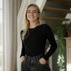 Geripptes Langarmshirt Lica