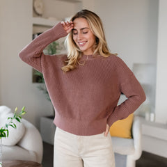 Grobstrick Pullover Mara