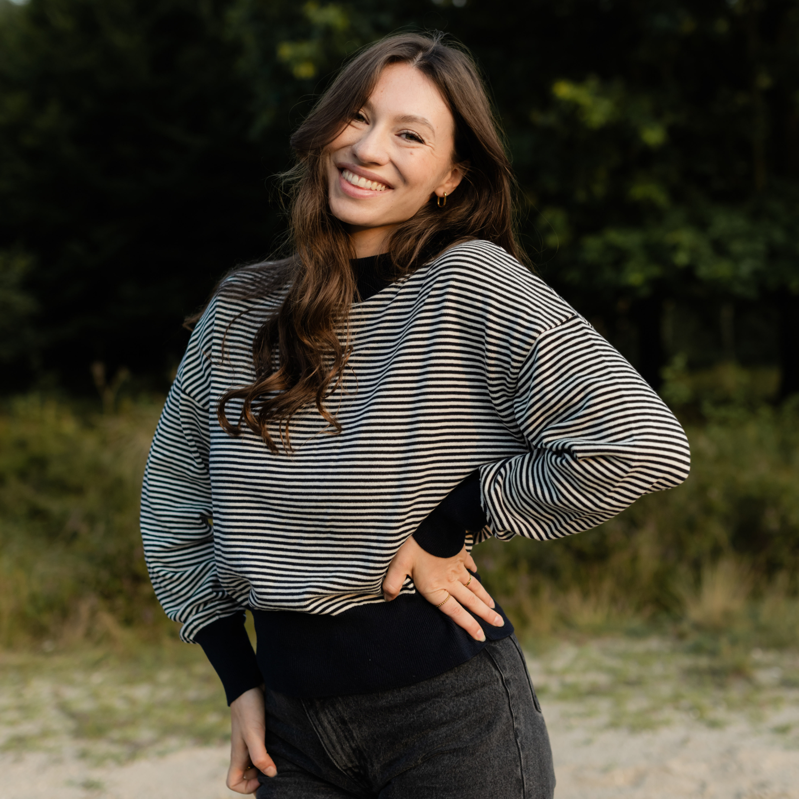 Feinstrick Pullover Tarja gestreift