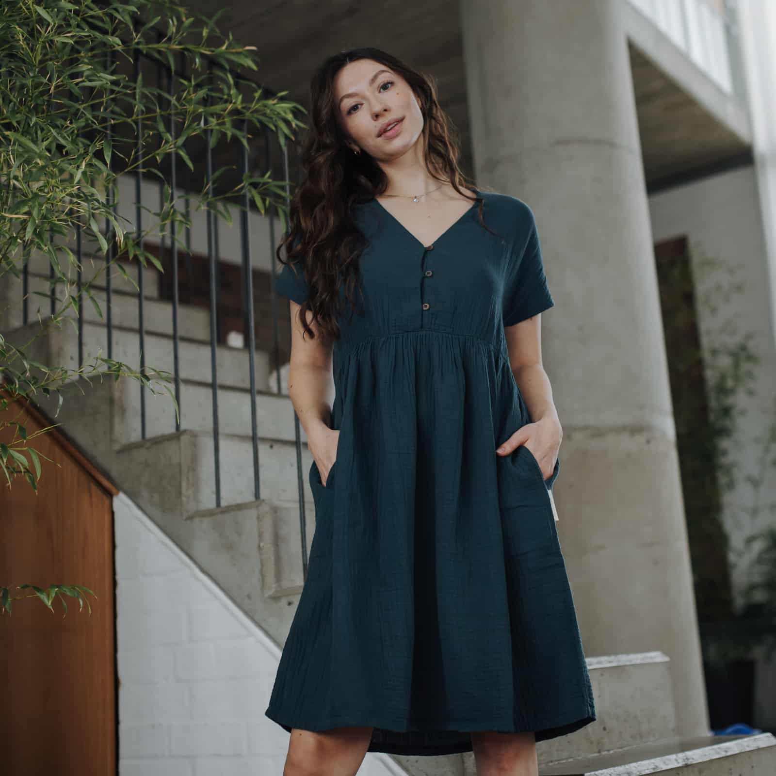 Musselin Kleid 2603055