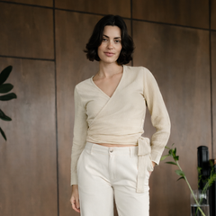 Musselin Wickelbluse Freda