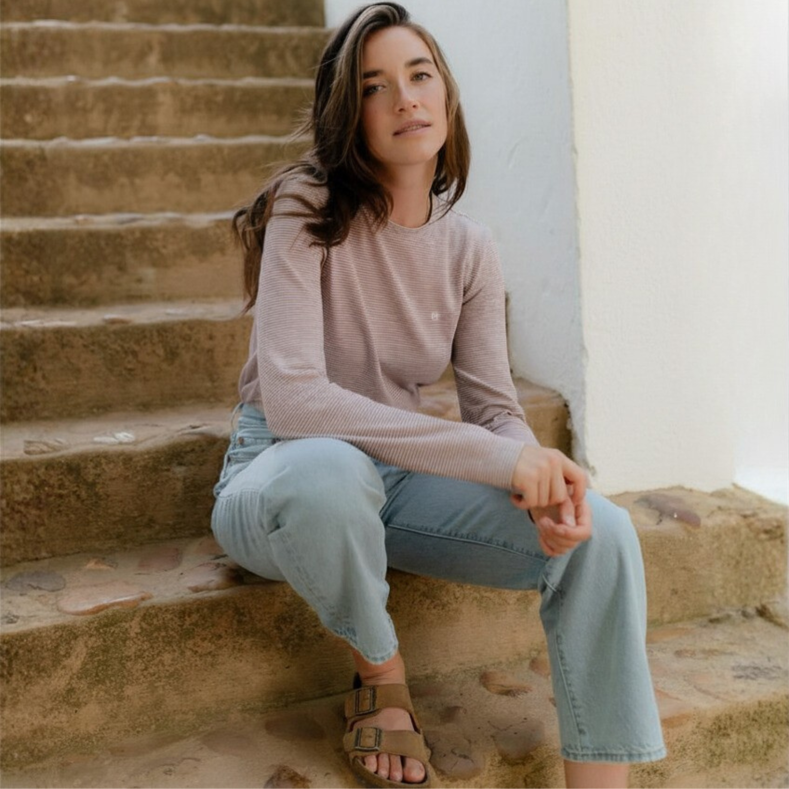 Gestreiftes Langarmshirt Alva