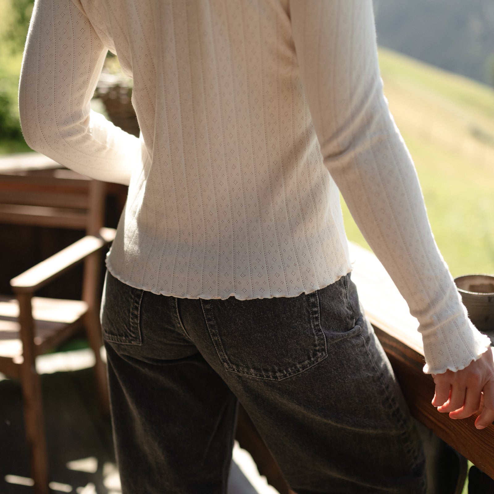 Pointelle Cardigan Astrid