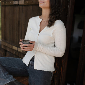 Pointelle Cardigan Astrid