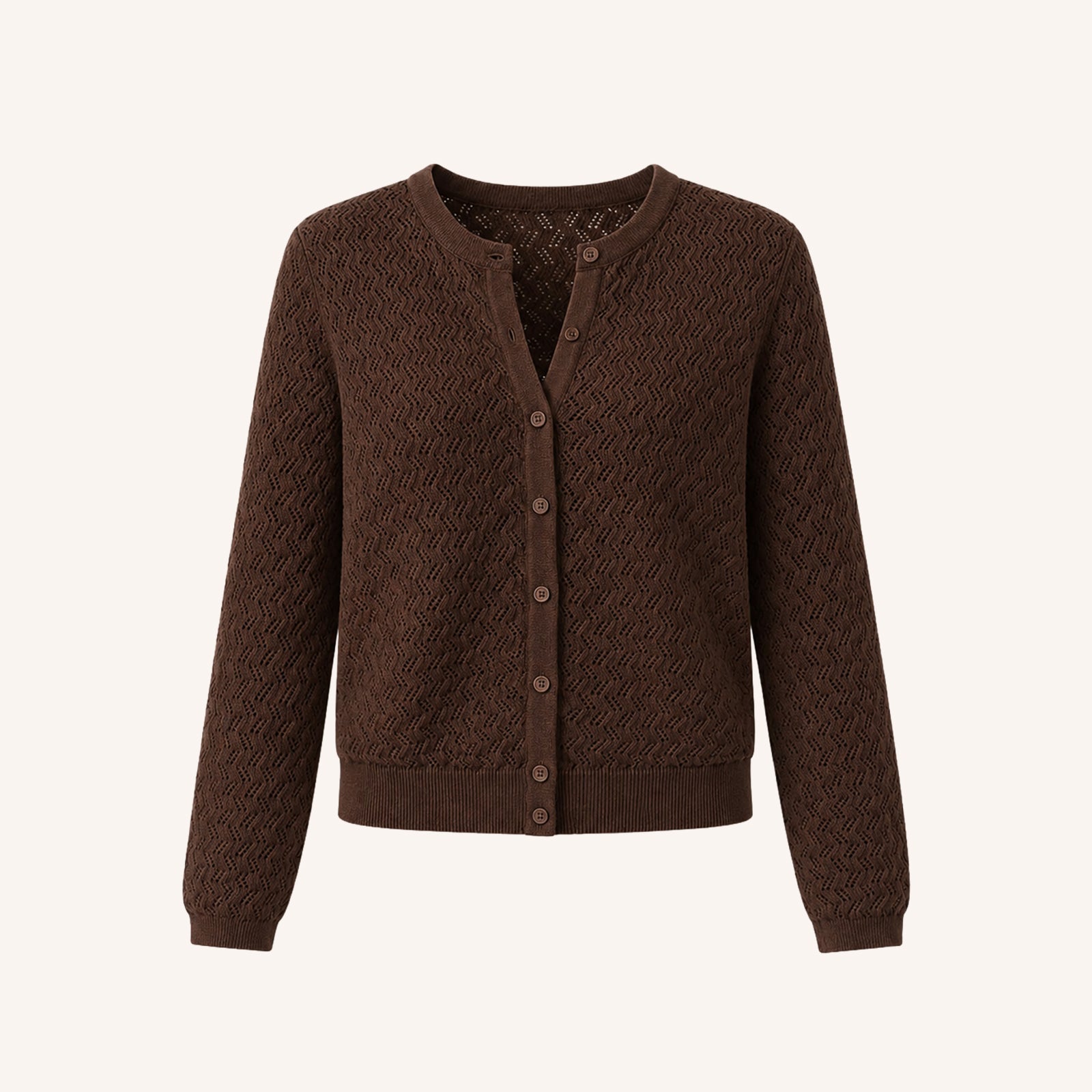 Pointelle Strickjacke Rieke