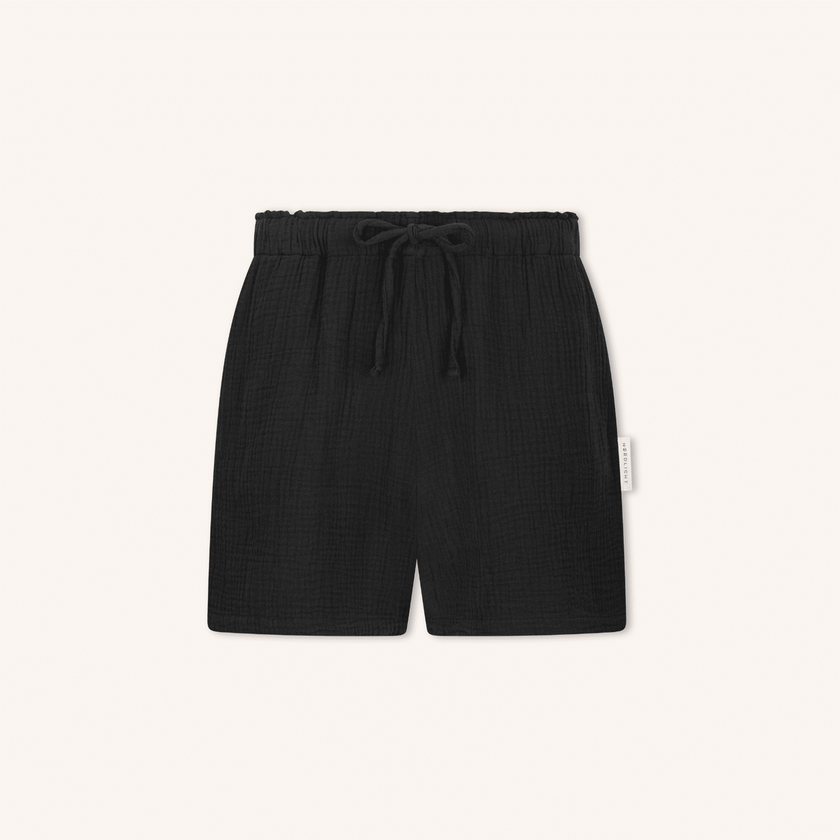 musselin shorts schwarz