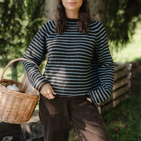 Wollpullover Hella mit Stehkragen