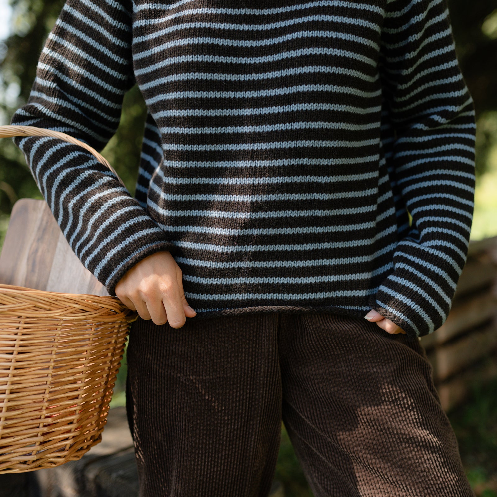 Wollpullover Hella mit Stehkragen