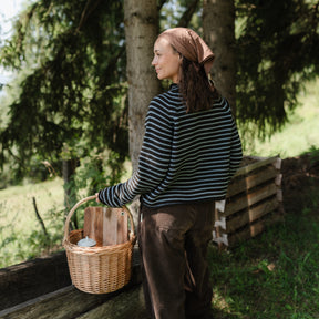 Wollpullover Hella mit Stehkragen