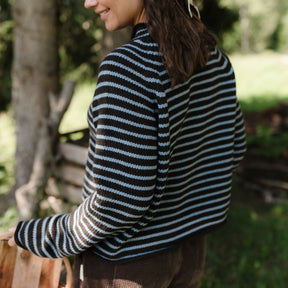 Wollpullover Hella mit Stehkragen