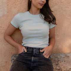 Geripptes T-Shirt Elira