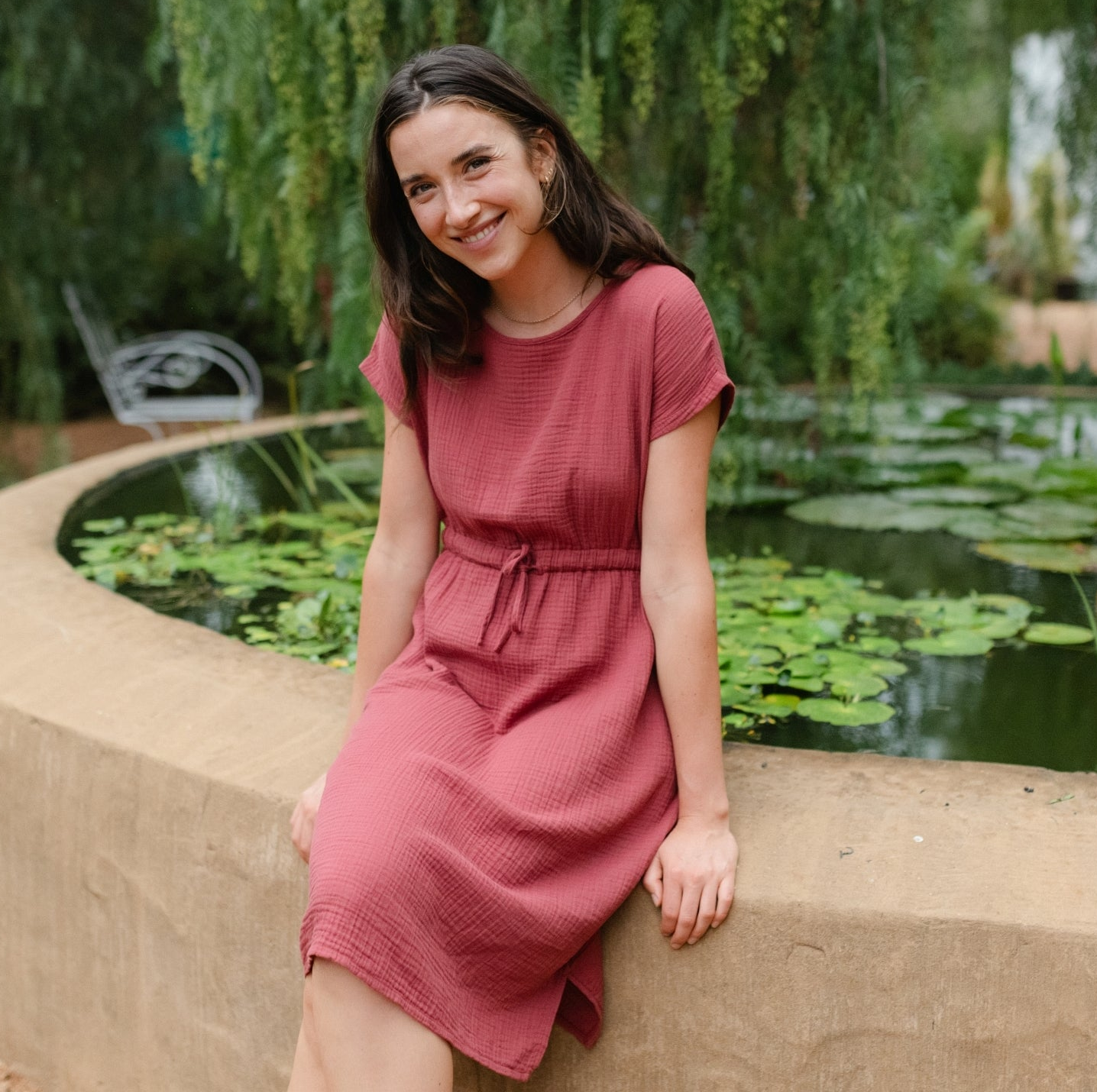Musselin Kleid Eleni