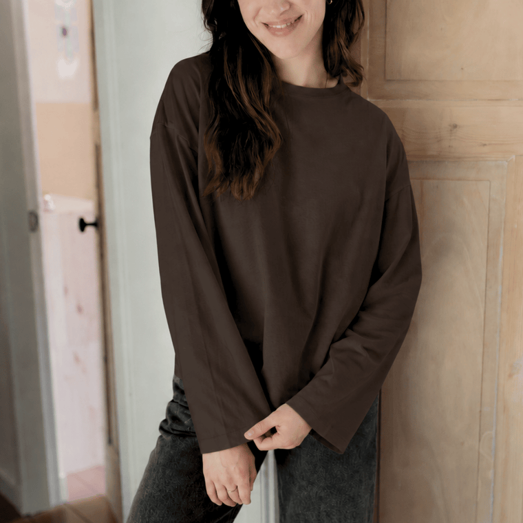 Oversize Langarmshirt Pien
