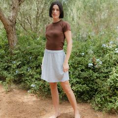 Mini Rock Signe mit Blumenmuster