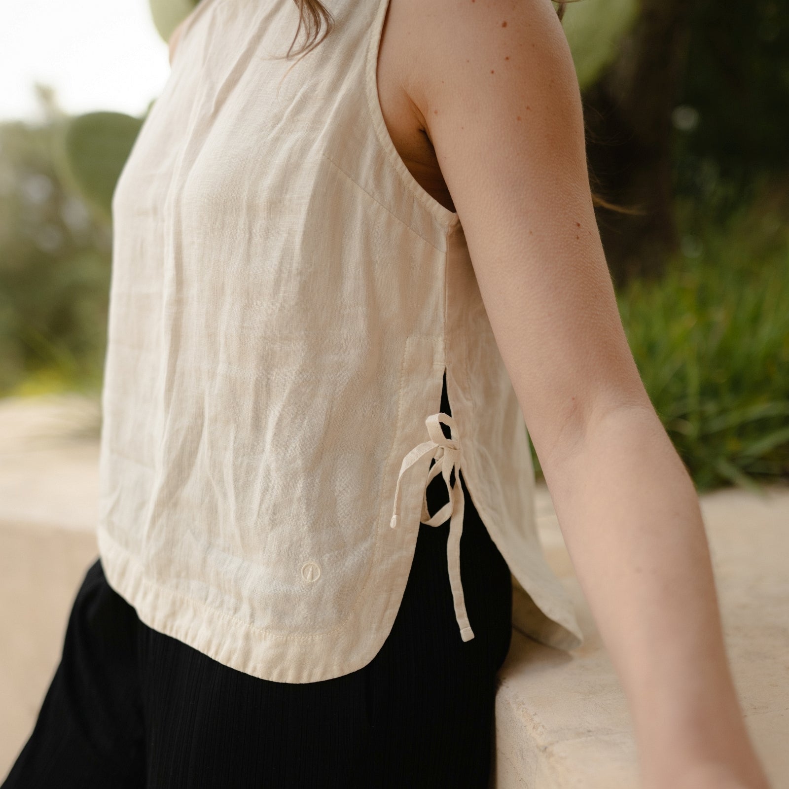 Leinen Top Elsa