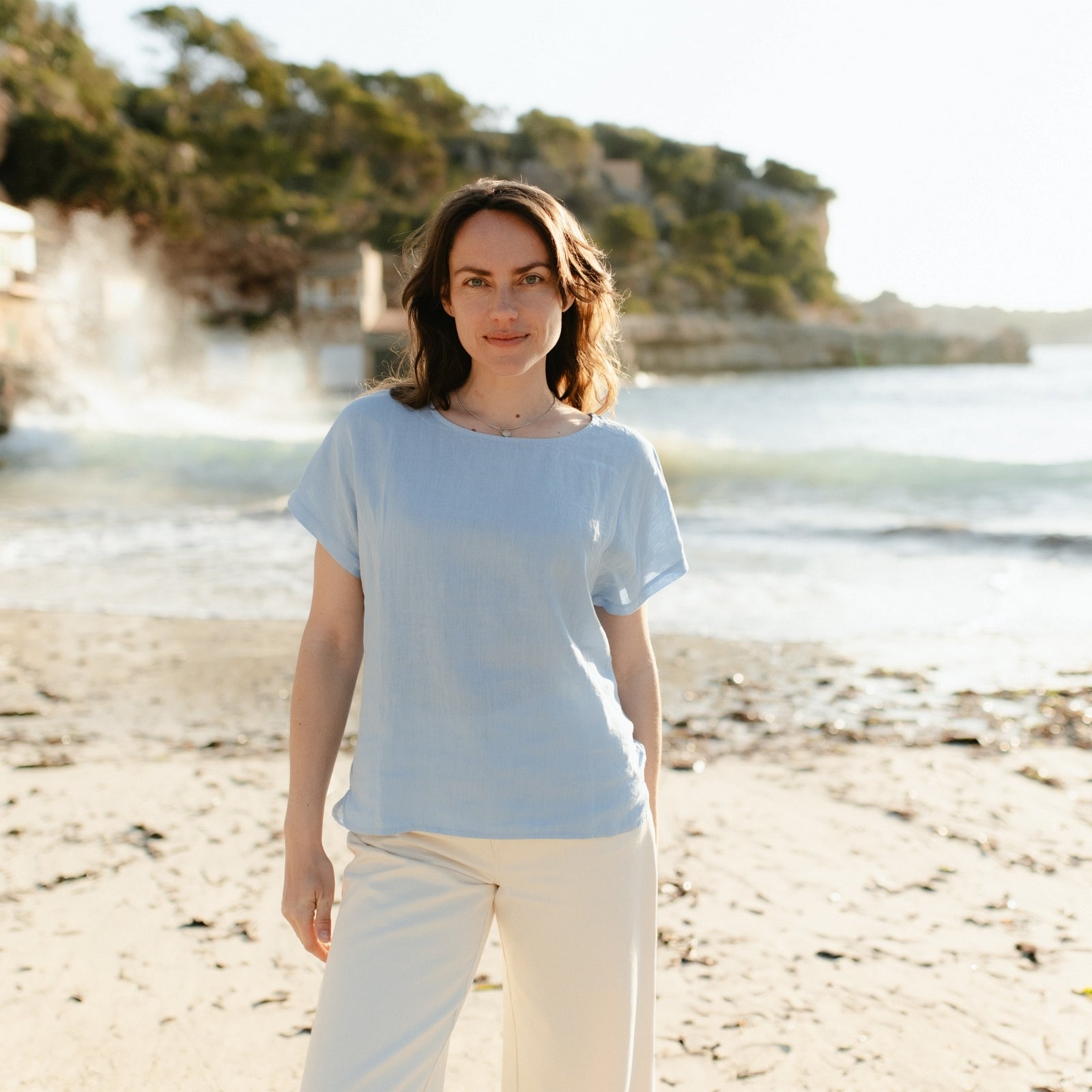 Leinen T-Shirt Ida
