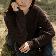 Grobstrick Pullover Mara