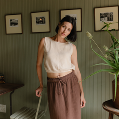 Musselin Crop Top Marie