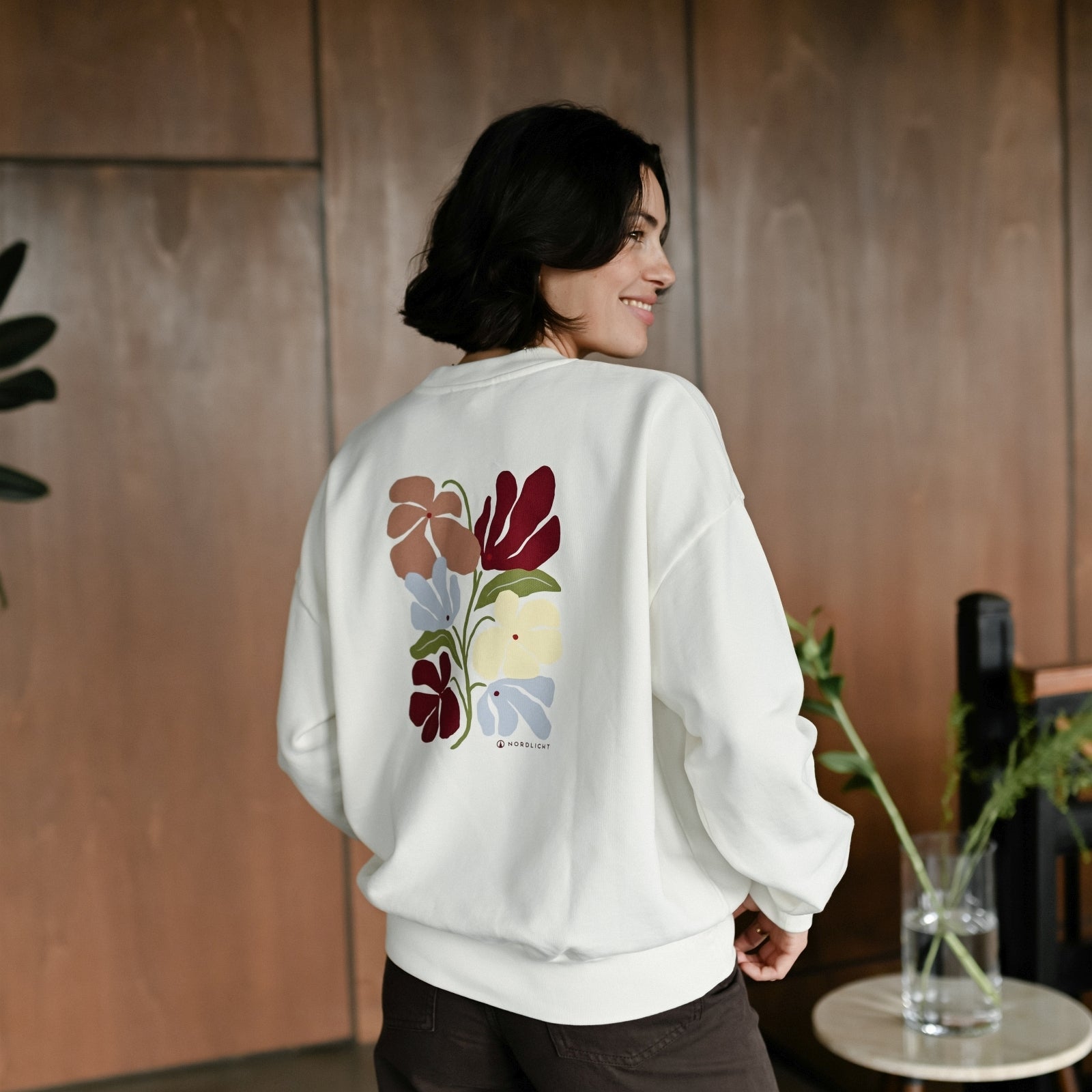 Sweater Jonna Print Cherry