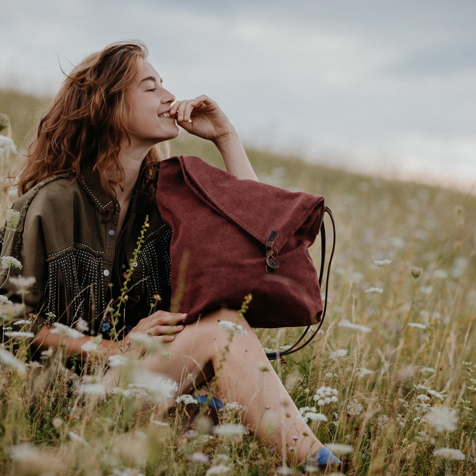 Nordlicht Smilla Tasche Dunkelrot