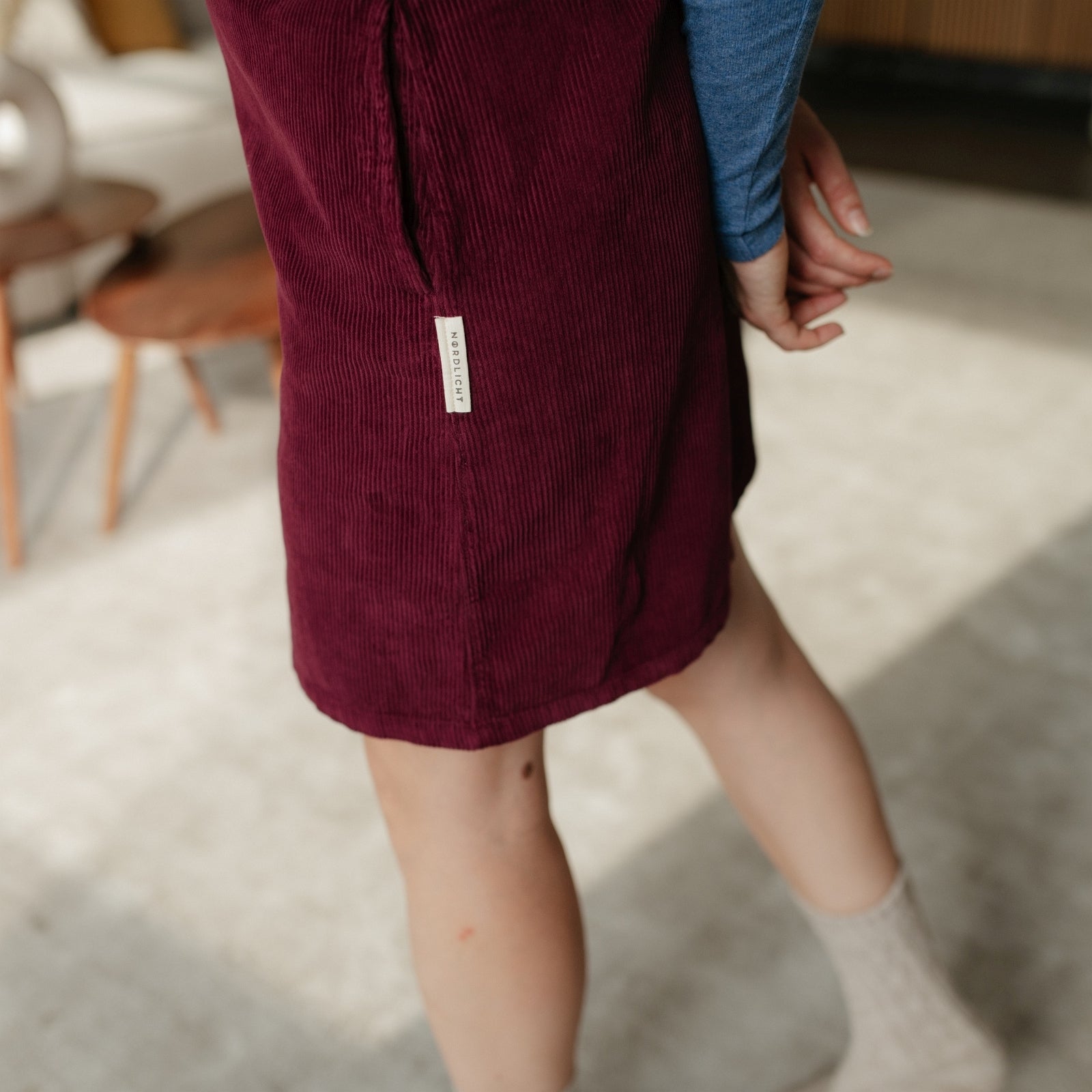 burgundy corduroy dungaree dress Burgundy Corduroy Overall Dress