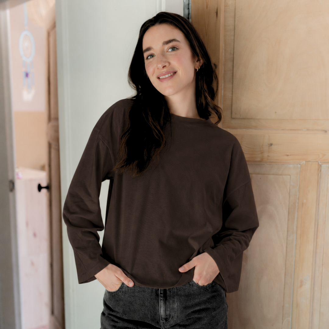 Oversize Langarmshirt Pien