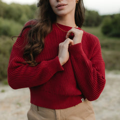 Grobstrick Pullover Mara