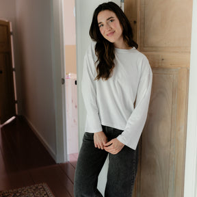 Oversize Langarmshirt Pien