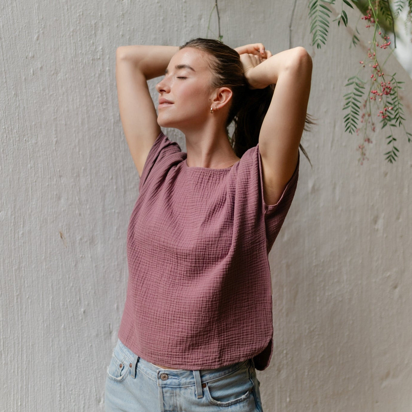 Musselin T-Shirt Ida